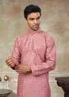 Outluk Vol 139 Mens Digital Printed Silk Kurta Pajama Wholesale Maunfacturers